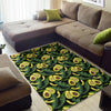 Avocado Floral Palm Leaves Pattern Print Floor Mat-grizzshop