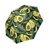 Avocado Floral Palm Leaves Pattern Print Foldable Umbrella-grizzshop