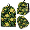 Avocado Floral Palm Leaves Pattern Print Premium Backpack-grizzshop