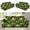 Avocado Floral Palm Leaves Pattern Print Sofa Covers-grizzshop