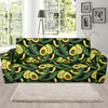 Avocado Floral Palm Leaves Pattern Print Sofa Covers-grizzshop