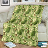 Avocado Green Pattern Print Blanket-grizzshop