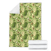 Avocado Green Pattern Print Blanket-grizzshop