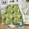 Avocado Green Pattern Print Blanket-grizzshop