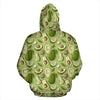 Avocado Green Pattern Print Women Men Pullover Hoodie-grizzshop