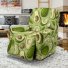 Avocado Green Patttern Print Recliner Cover-grizzshop