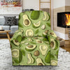 Avocado Green Patttern Print Recliner Cover-grizzshop