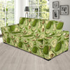 Avocado Green Patttern Print Sofa Covers-grizzshop