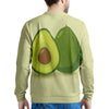 Avocado Green Print Men's Sweatshirt-grizzshop