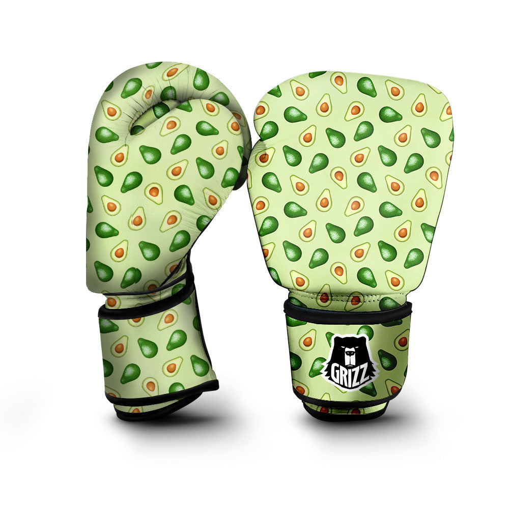 Avocado Half Cut Print Boxing Gloves-grizzshop