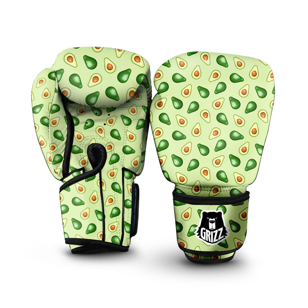 Avocado Half Cut Print Boxing Gloves-grizzshop
