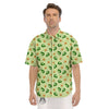 Avocado Half Cut Print Men's Short Sleeve Shirts-grizzshop