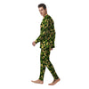 Avocado Half Cut Print Pattern Men's Pajamas-grizzshop