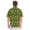 Avocado Half Cut Print Pattern Men's Short Sleeve Shirts-grizzshop