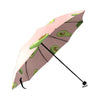 Avocado Pink Pattern Print Foldable Umbrella-grizzshop