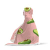 Avocado Pink Pattern Print Hooded Blanket-grizzshop