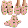 Avocado Pink Pattern Print Premium Home Slippers-grizzshop