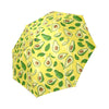Avocado Yellow Pattern Print Foldable Umbrella-grizzshop