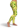 Avocado Yellow Pattern Print Pattern Women Leggings-grizzshop