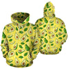 Avocado Yellow Pattern Print Women Men Pullover Hoodie-grizzshop