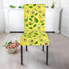 Avocado Yellow Patttern Print Chair Cover-grizzshop