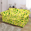 Avocado Yellow Patttern Print Loveseat Cover-grizzshop