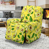 Avocado Yellow Patttern Print Recliner Cover-grizzshop