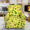 Avocado Yellow Patttern Print Recliner Cover-grizzshop
