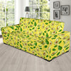 Avocado Yellow Patttern Print Sofa Covers-grizzshop