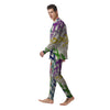 Awareness Mandala Cancer Print Men's Pajamas-grizzshop