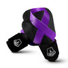 Awareness Ribbon Purple Cancer Print Boxing Gloves-grizzshop