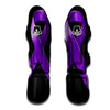 Awareness Ribbon Purple Cancer Print Muay Thai Shin Guards-grizzshop