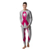 Awareness Ribbons Cancer Print Men's Pajamas-grizzshop