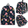 Axolotl Black Pattern Print Backpack-grizzshop