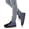 Axolotl Blue Pattern Print Men Women's High Top Shoes-grizzshop