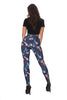 Axolotl Blue Pattern Print Women Leggings-grizzshop