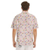 Axolotl Pastel Print Pattern Men's Short Sleeve Shirts-grizzshop