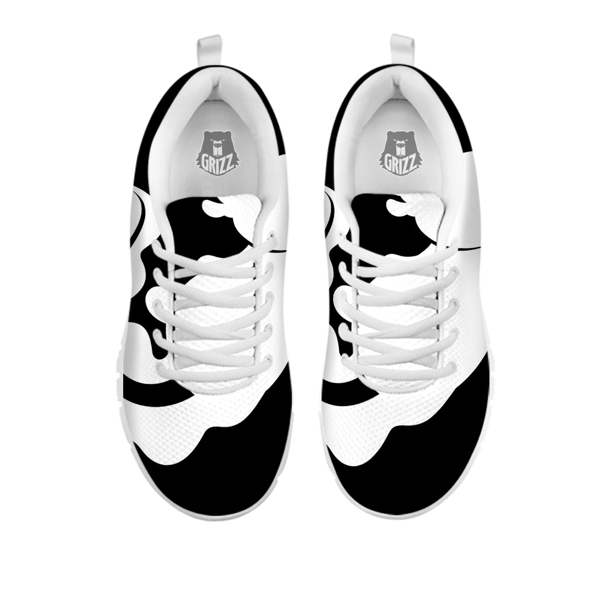 Axolotl White And Black Print White Sneaker-grizzshop