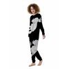 Axolotl White And Black Print Women's Pajamas-grizzshop