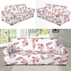 Axolotl White Pattern Print Sofa Covers-grizzshop