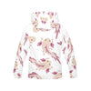 Axolotl White Pattern Print Women Pullover Hoodie-grizzshop