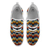 Aztec American Print Pattern White Athletic Shoes-grizzshop