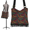 Aztec Bat Halloween Pattern Print Crossbody Bags-grizzshop