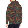 Aztec Bat Halloween Pattern Print Men Pullover Hoodie-grizzshop