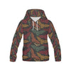 Aztec Bat Halloween Pattern Print Men Pullover Hoodie-grizzshop