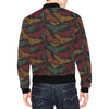 Aztec Bat Halloween Pattern Print Men's Bomber Jacket-grizzshop