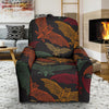 Aztec Bat Halloween Pattern Print Recliner Cover-grizzshop