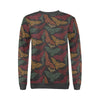 Aztec Bat Halloween Pattern Print Women's Sweatshirt-grizzshop