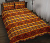 Aztec Eagle Pattern Print Bed Set Quilt-grizzshop