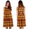 Aztec Eagle Pattern Print Dress-grizzshop